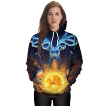 Load image into Gallery viewer, Women Casual Hoodies 3D Graphic Print Pullover