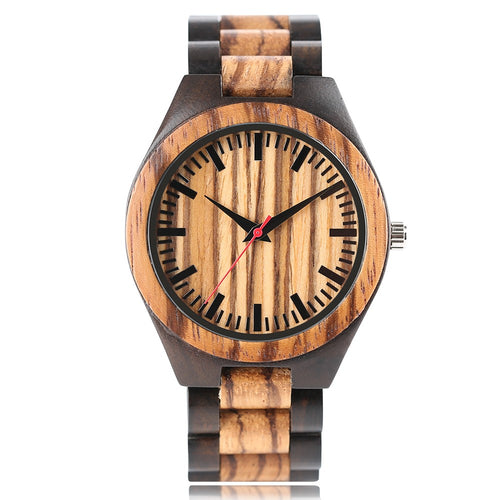 Men Quartz Bamboo Watch