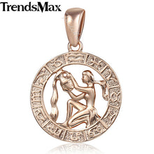 Load image into Gallery viewer, 12 Zodiac Constellations Pendants For Women/Men Rose Gold
