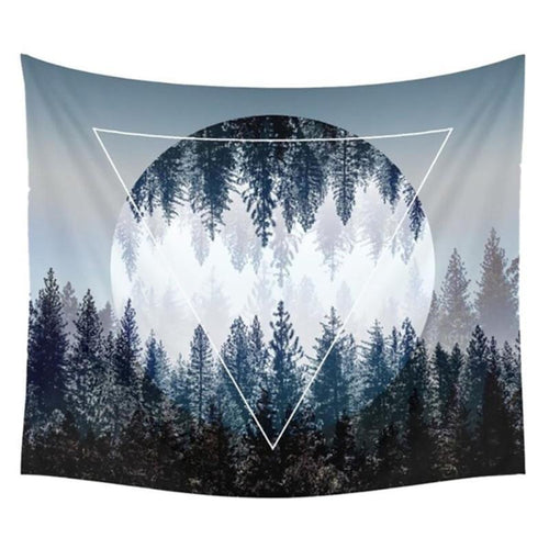 Starry Forest Tapestry Home Decoration