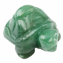 Load image into Gallery viewer, Tortoise Carved Gem Stone Healing Pocket Guardian