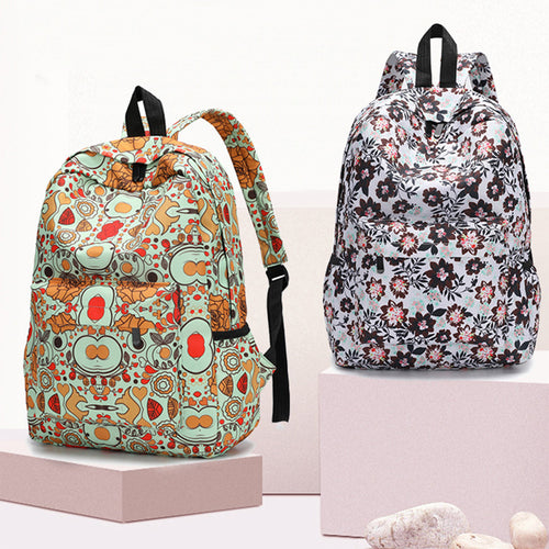Floral Print Backpack