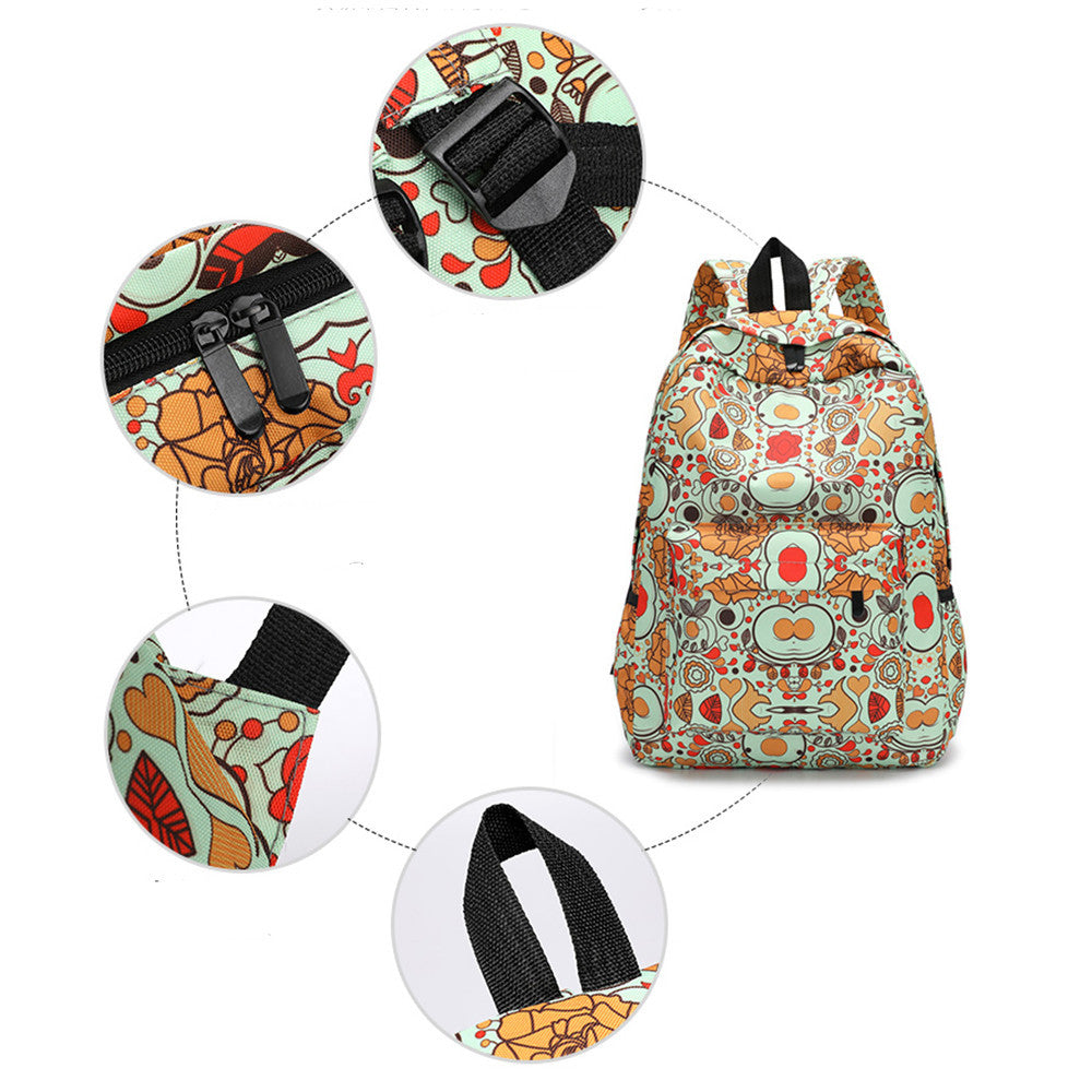 Floral Print Backpack