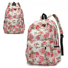 Load image into Gallery viewer, Floral Print Backpack