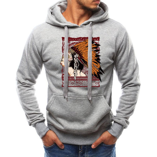 Native Simple Pullover Print Hoodie
