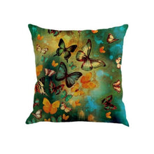 Load image into Gallery viewer, Butterfly Nature Throw Pillows