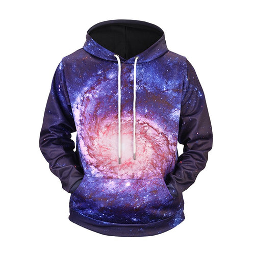 Space black hole winter men's hoodie clothes