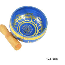 Load image into Gallery viewer, Tibetan Bowl Handmade Nepalese Buddha Singing Set With Mallet For Meditation Chakra Healing Prayer