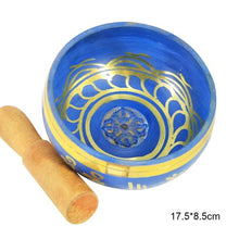 Load image into Gallery viewer, Tibetan Bowl Handmade Nepalese Buddha Singing Set With Mallet For Meditation Chakra Healing Prayer