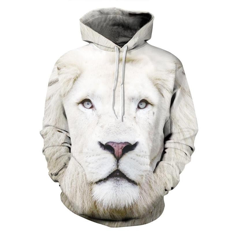 2018 Men Hoodies Hip Hop Sweatshirt Funny 3D Tiger Lion Fashion Brand Plus Size 5XL Hoodie Men Tracksuit Unisex Pullovers