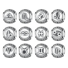 Load image into Gallery viewer, Sterling Silver Star Sign Zodiac Beads Charms for bracelets