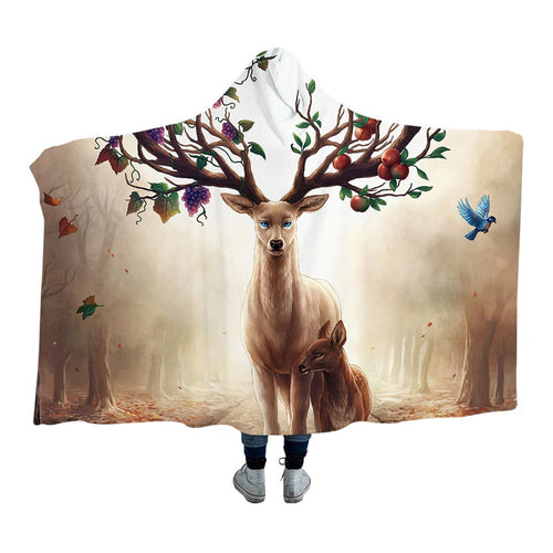 Seasons Change by JoJoesArt Hooded Blanket