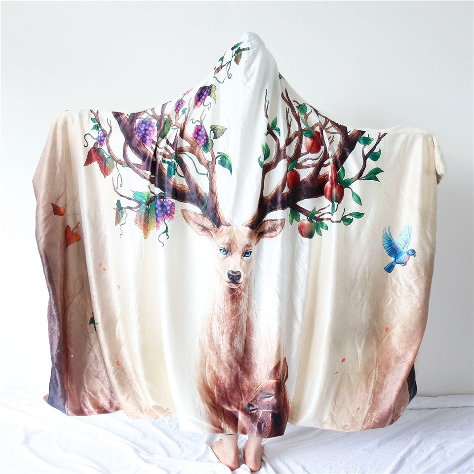 Seasons Change by JoJoesArt Hooded Blanket