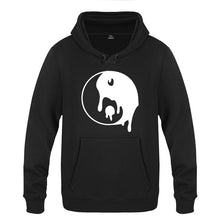 Load image into Gallery viewer, Yin-Yang Printed Hoodie Men Fleece Long Sleeve