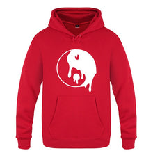 Load image into Gallery viewer, Yin-Yang Printed Hoodie Men Fleece Long Sleeve