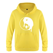 Load image into Gallery viewer, Yin-Yang Printed Hoodie Men Fleece Long Sleeve