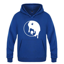 Load image into Gallery viewer, Yin-Yang Printed Hoodie Men Fleece Long Sleeve