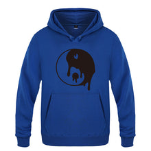 Load image into Gallery viewer, Yin-Yang Printed Hoodie Men Fleece Long Sleeve