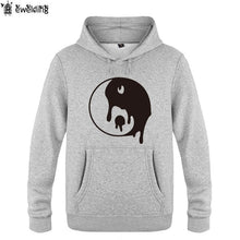 Load image into Gallery viewer, Yin-Yang Printed Hoodie Men Fleece Long Sleeve