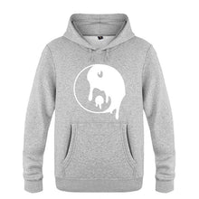 Load image into Gallery viewer, Yin-Yang Printed Hoodie Men Fleece Long Sleeve