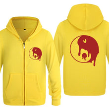 Load image into Gallery viewer, Zipper Hoodies Dripping Yin-Yang Fleece Long Sleeve